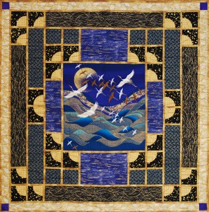 Moon Glow - pieced and machine quilted by Trudi Costa