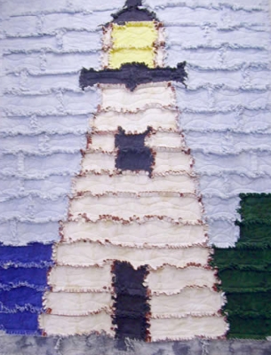 lighthouse rag quilt