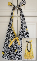 knot handle tote bag